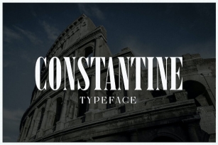 Constantine - Luxury Display Serif Font Download
