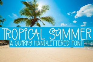 Tropical Summer Font Download