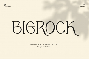 Bigrock Font Download