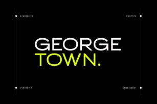 George Town Display Typeface Font Download