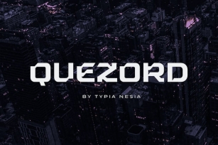 Quezord - Techno Futuristic / Sci-fi Game Font Font Download