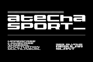 Atecha Sport Sci-Fi Font Download