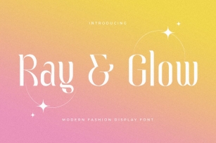 Ray & Glow - Modern Fashion Font Font Download