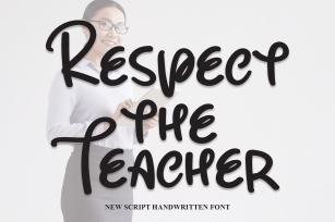 Respect the Teacher Font Download