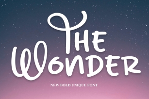 The Wonder Font Download