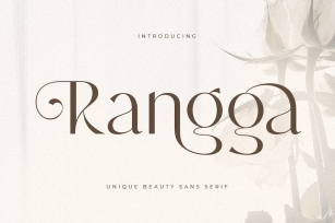 Rangga - Unique Beauty Sans Serif Font Download