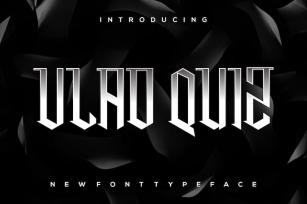 VladQuiz Font Download