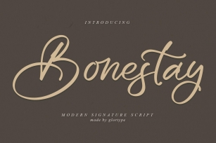 Bonestay Font Download