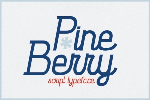 Pineberry - Cursive Script Typeface Font Download