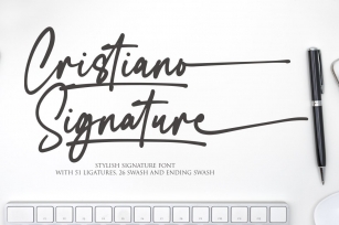 Cristiano Signature Font Download