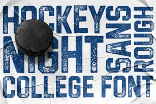 Hockeynight Sans Rough Font Download