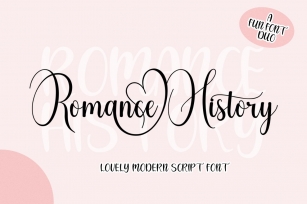 Romance History Font Download