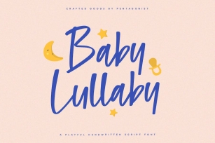 Baby Lullaby | Playful Script Font Download