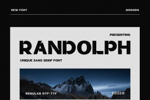 Randolph Font Download