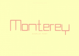Monterey Font Download