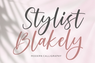 Stylist Blakely Font Download