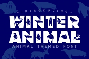 Winter Animal Font Download
