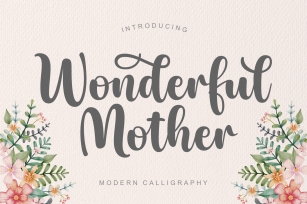 Wonderful Mother Font Download