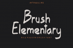 Brush Elementary Font Download