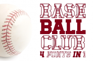Baseball Club Font Download