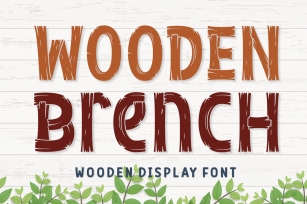 Wooden Brench Font Download