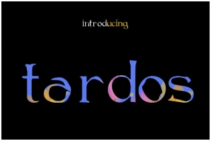 Tardos Font Download