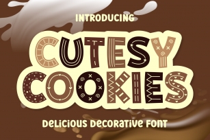 Cutesy Cookies Font Download