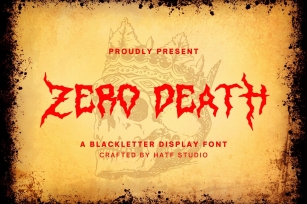 Zero Death Font Download