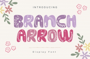 Branch Arrow Font Download
