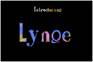 Lynge Font Download