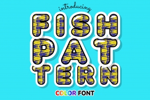 Fish Pattern Font Download