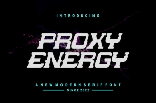 ProxyEnergy Font Font Download