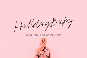 Holiday Baby Signature Font Download
