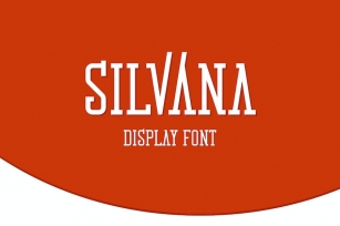 Silvana - Display font Font Download