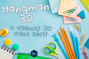 PN Hangman 3D Font Download