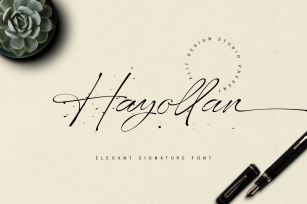 Hayollan Signature Script Font Download