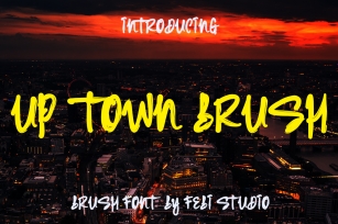 Up Town Brush Font Download