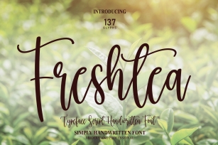 Freshtea Font Download