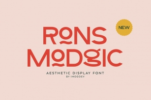 Rons Modgic - Modern Display Fonts Font Download