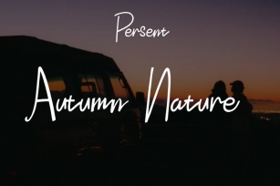 Autumn Nature Font Download