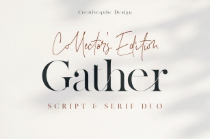 Gather Collector's Edition Font Duo Font Download