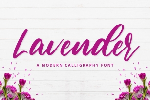 Flower Series Calligraphy Font Download