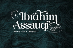 IbrahimAsSyauqi - Modern Serif Font Font Download