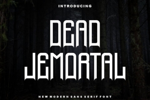 Dead Jemortal Font Font Download