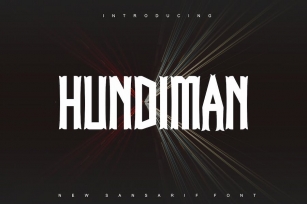Hundiman Font Font Download