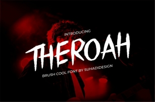 Theroah brush cool horror Font Download