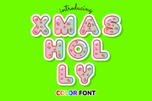 Xmas Holly Font Download