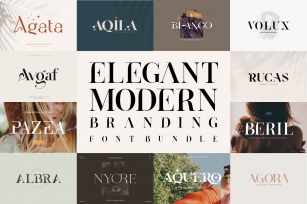 Elegant Modern Branding Bundle Font Download