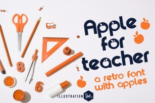 PN Apple for Teacher Font Download