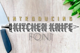 Kitchen Knife Font Download